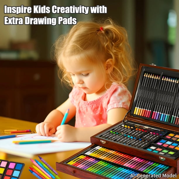 「RT-159097」 CORTISコルティス20枚セット KINSPORY 148 pack Deluxe Wooden Drawing Painting Art Set, Gift for