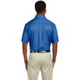 thumbnail image 4 of Harriton Chemise en Sergé à Manches Courtes Easy Blendâ„¢ pour Hommes avec Protection contre les Taches, 4 of 4