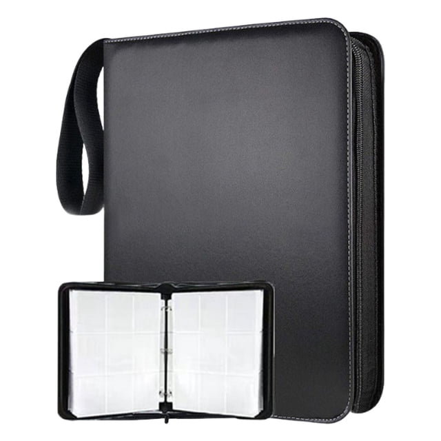 Collectible Card Album with 50 Pages, 9 Pockets per Page, 900 Card Slots, Clear Protective Sleeves, Portable Storage for Trading and Sports Cards