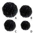 thumbnail image 2 of ziyahi Paper flower ball black, 2 of 9