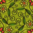 thumbnail image 1 of Ahgly Tapis d'Intérieur Lavable en Machine Carré Vert Pistache Transitionnel, 5 Pieds Carré, 1 of 7