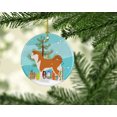 thumbnail image 2 of Carolines Treasures BB2990CO1 Akita Merry Christmas Tree Ceramic Ornament, 2 of 2