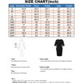 thumbnail image 3 of Hanna Nikole Robe à Manches Cape en Mousseline pour Femme, Grande Taille, Flatteuse, à Volants, avec Strass, Robe Crayon, 3 of 7