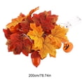 thumbnail image 3 of TaTaai Gift Fall Decor Maple Leaves Acorn Lights String, Fall String Lights Plug in with LED Maple Leaf Acorn Light for Home Porch Fireplace Autumn Harvest Party Thanksgiving Decor, 3 of 5