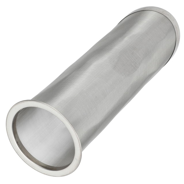 Filtre pour Café Infusé à Froid, Filtre Cylindrique en Maille à Grand Ouverture Réutilisable en Acier Inoxydable de Qualité Supérieure avec Joint Blanc pour Thé