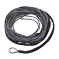 thumbnail image 1 of 15m 5mm/6mm/7mm Towing Winch Cable Rope String Line Synthetic Fiber 5800lbs/7700lbs/9300lbs For ATV UTV SUV 4X4 4WD, 1 of 6