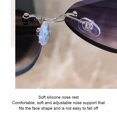 thumbnail image 3 of Becaristey Frameless Trendy Sun Glasses With Frameless For Sleek Look Scratch Resistant Good Gifts purple 1Set, 3 of 6