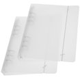 thumbnail image 3 of EeaseCA 2Pcs Notebook Binder Clear Binder Reusable Notebook Shell Office Binder Household Binder for Gift, 3 of 7