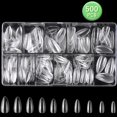 thumbnail image 1 of Fake Nails, 500 Pieces Acrylic Nail Capsules Clear Nails, 1 of 1