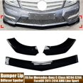 thumbnail image 2 of Diffuseur de Lèvres Inférieur pour Mercedes-Benz C Class W204 S204 Facelift 2011-2014 AMG Line Sport, 2 of 7