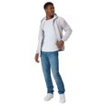 thumbnail image 4 of Hanes Mens ComfortBlend EcoSmart Full Zip Hoodie, 2XL, Ash, 4 of 7