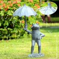 thumbnail image 2 of Modèle de Statue Multi-Usage en Résine Fait Main Jardin Excellent Travail Grenouille Statue Affichage pour Cour, 2 of 8