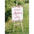 thumbnail image 5 of Darling Souvenir MADE WITH LOVE PersonalizedWelcomeBirthdaySignFlower Border,Large Decorative Poster For Birthday Party, Celebrations- 18x12, 5 of 5