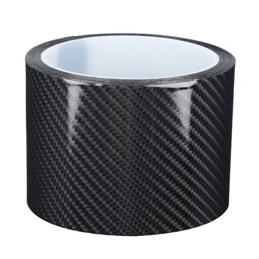 Carbon Fiber Sticker,Black Carbon Fiber Protective Car Accessory Carbon Fiber Film Ultra Responsive