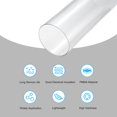 thumbnail image 3 of Unique Bargains Acrylic Pipe Clear Rigid Round Tube 96mm ID 100mm OD 10' for Lamps and Lanterns, Water Cooling System, 3 of 6