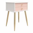 thumbnail image 1 of Valentina 1 Drawer Nightstand, White, 1 of 9