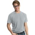 thumbnail image 1 of Hanes Nano-T Men`s T-shirt, 3X, Light Steel, 1 of 4