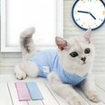 thumbnail image 3 of Pets Cat Kitten Recovery Weaning Suit Breathable Elastic Soft Clothes Vest Coat, 3 of 10