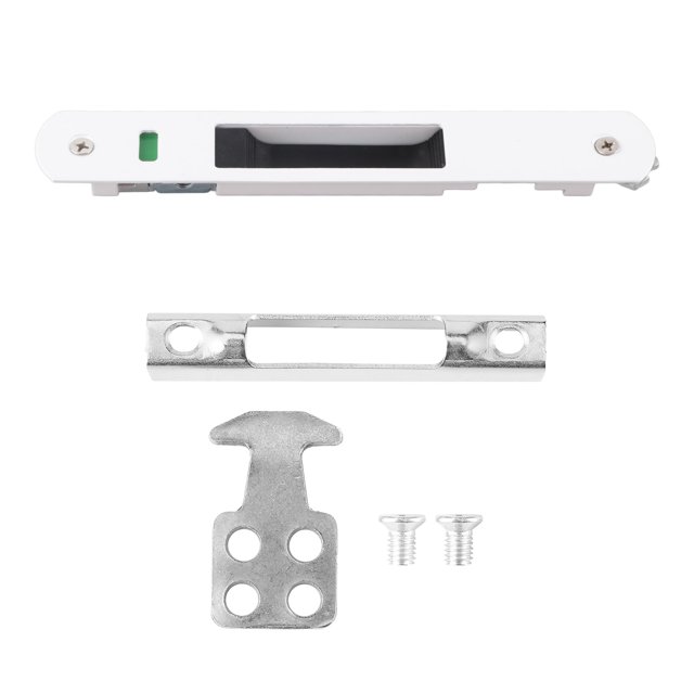 BuyWeek Serrure de Porte coulissante en Verre, Domestique en Acier Inoxydable Poignée coulissante Poignée de sécurité Venture Simple Verrouillage Simple Capture de Porte coulissante