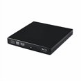 thumbnail image 2 of Xglysmyc Lecteur Externe Blu Ray CD DVD USB2.0, Lecteur CD DVD RW BD-ROM Portable pour Ordinateur Portable, Supporte Mac OS Windows XP/7/8/10 (Noir), 2 of 4