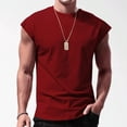 thumbnail image 2 of Ramiter Tank Tops Men Men's Active Athletic Tech Tank Top - Regular and Big & Tall Sizes Wine,S, 2 of 4