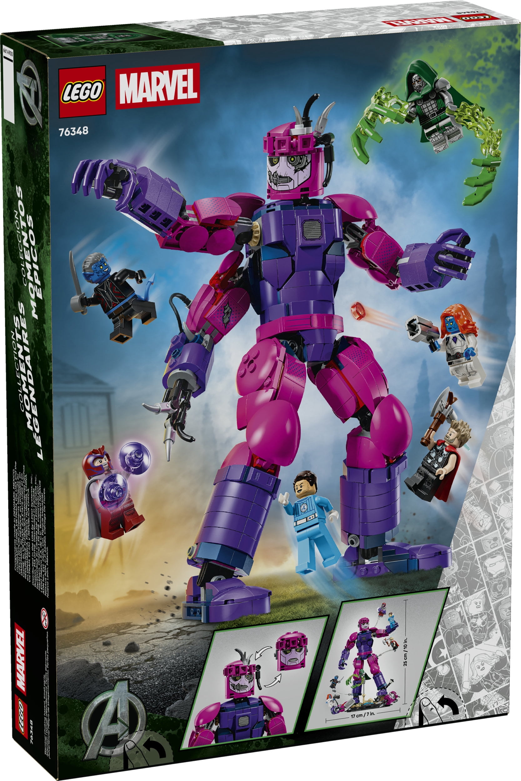 LEGO Marvel Epic Battle: Avengers: Doomsday - Building Toy for Boys & Girls, Ages 9+ - Super Hero Marvel Toy for Kids - Includes Movie Character Minifigures - Gift for Fans - 76348