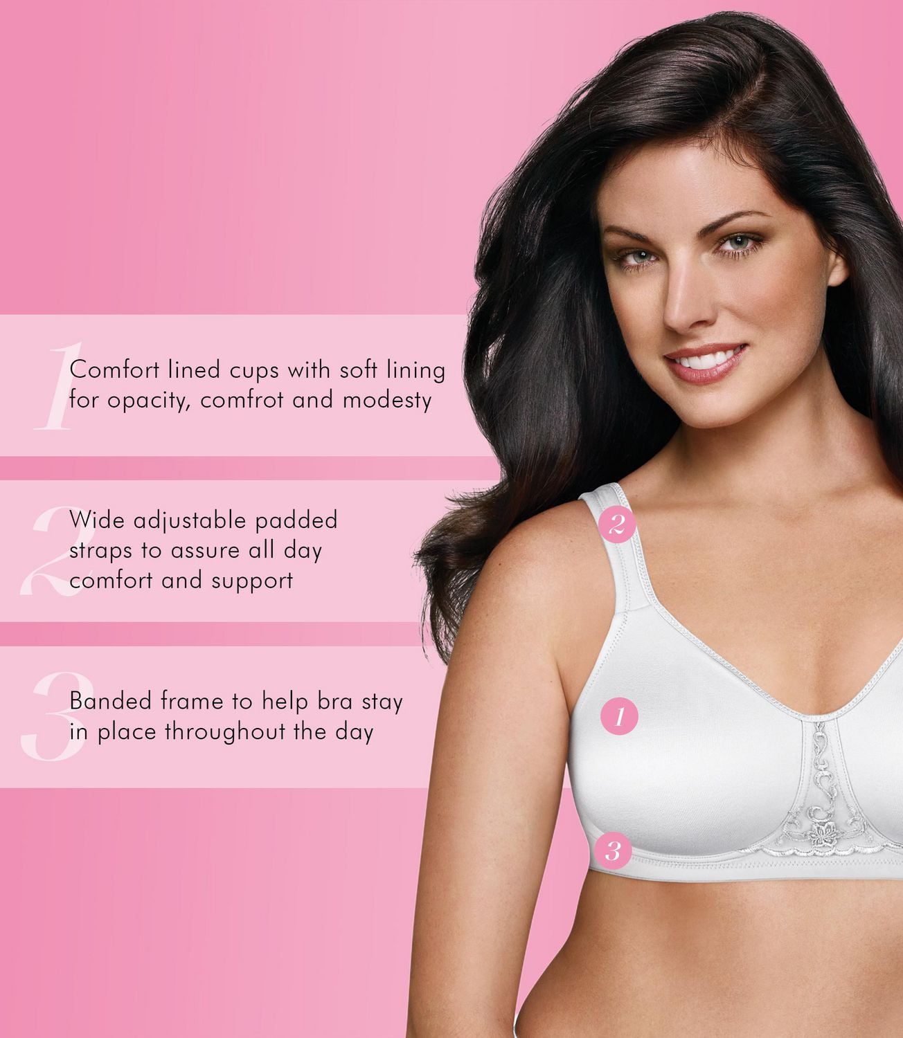 Exquisite Form #9671094 FULLY Full-Coverage Bra, Wire-Free