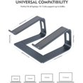 thumbnail image 4 of EGNMCR Aluminum Laptop Stand Tablet Docking for MCBK Pro Notebook Laptop PC the Holder, 4 of 8