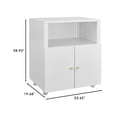 thumbnail image 1 of AKDSteel Versatile Metal Printer Stand & File Cabinet, Mobile Storage Cupboard With Adjustable Shelf For Home Office, Garage, And Small Spaces, 1 of 9