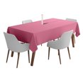 thumbnail image 1 of Vargottam Indoor/OutdoorTablecloth58" x 58" Inch Square Tablecloth with Umbrella Hole & Zipper, Waterproof Patio Table Cloths, Spring/Summer Table Covers for Backyard /BBQs -Rose Pink, 1 of 6