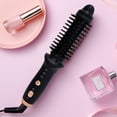 thumbnail image 4 of Cordless Heated Round Brush for Travel - Mini Thermal Curler for Short Hair - USB Rechargeable with 3 Temperature Settings, 4 of 5