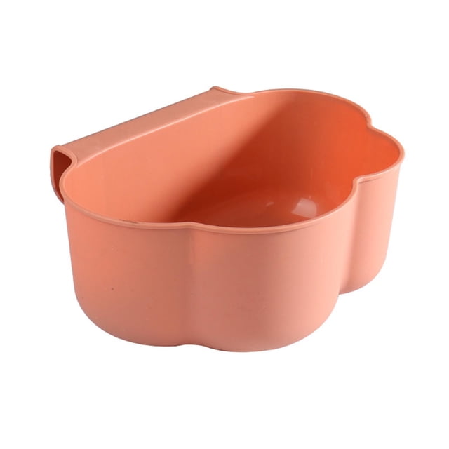 Lksixu White Plastic Storage Bins For Pantry Organization With Four Handles Kitchen Gadgets