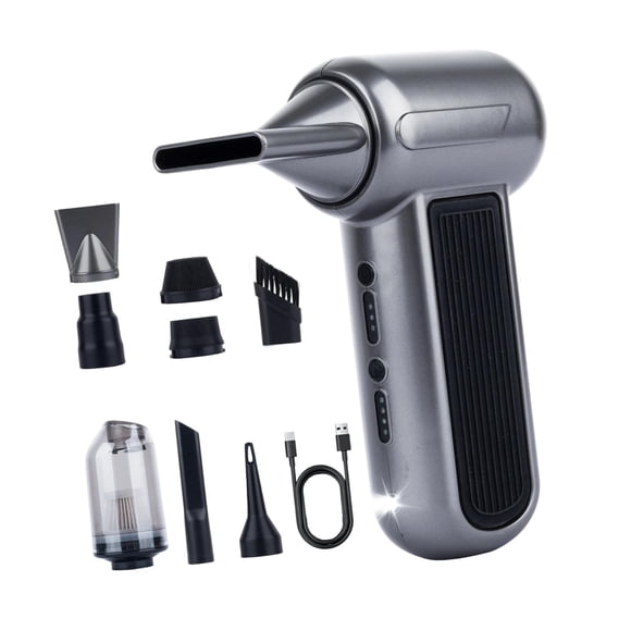 Miulika Electric Air Duster Car Vacuum High Power Rechargeable 130000RPM Handheld Vacuum 4000mah