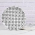 thumbnail image 3 of Mainstays Alessandra Black 4-pack Stoneware Dinner Plate Set, 10.2", 3 of 5