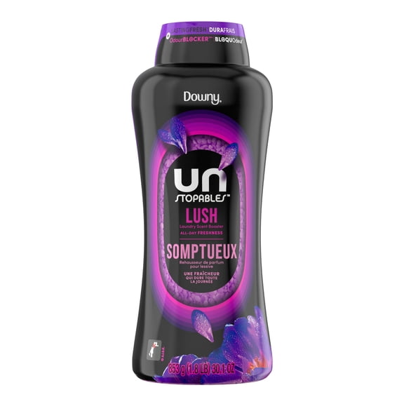 Downy Unstopables In Wash Scent Booster Beads, Lush Scent, Laundry Beads for Odour Protection, Downy Scent Booster Beads, Laundry Scent Boosters