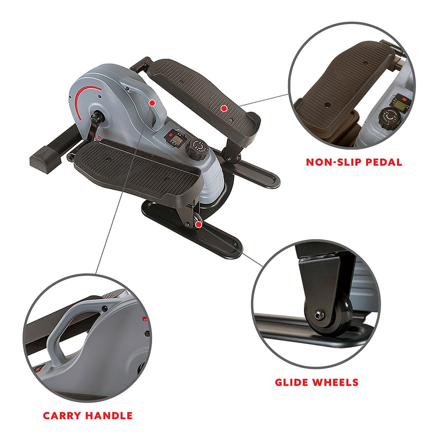 Exerciseur elliptique portable Sunny Health & Fitness - SF-E3908