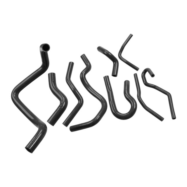 9Pcs Hose Replaces Portable Accessories Compatible Silicone Black