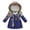 Navy 3, variant on EQWLJWE Winter Puffer Jackets for Girls Clearance Water Resistant Long Parka Warm Hooded Zip Up Puffer Jacket Girls Packable Puffer Jacket 2-11 Years