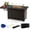 Brun, variante sur Costway Foyer Extérieur au Gaz de 52 Pouces Table de Foyer au Propane pour Patio avec Housse 50 000 BTU Noir