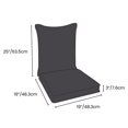 thumbnail image 5 of Coussin de luxe à haut dossier avec oreiller HOMETRENDS, 5 of 5
