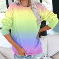 thumbnail image 1 of Meichang Sweat-Shirt pour Femmes Manches Longues Col Rond Ample Pull Tunique Décontractée Confortable Fall avec Poche, 1 of 6