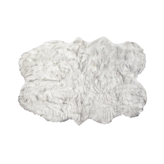 Luxe Gordon Tapis en Fausse Peau de Mouton / 4'x6'