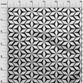 thumbnail image 3 of oneOone Georgette Viscose White Fabric Geometric Craft Projects Decor Fabric Printed By The Yard 42 Inch Wide, 3 of 4