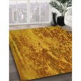 thumbnail image 3 of Ahgly Company Tapis d'Intérieur Ronds Transitionnels Lavables à la Machine, Brun Acajou, 8 Pieds Rond, 3 of 7