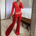 thumbnail image 1 of DPTALR Ensemble Décontracté pour Femmes à Manches Longues, Chandail à Col Rond avec Poche + Pantalon, 1 of 6