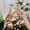 White, variant on Christmas Xmas Table Decor Xmas Wine Bottle Cover Santa Long Beard Cover Wine Glass Bag Snowman Bottle Topper