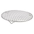 thumbnail image 3 of BUYISI Filet de Barbecue Rond en Acier Inoxydable 15Cm-60Cm avec Pied, Grille de Refroidissement, Support de Barbecue pour Camping Extérieur 26cm, 3 of 7