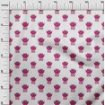 thumbnail image 2 of oneOone Cotton Flex Fabric Leaves & Lotus Block Print Fabric BTY 40 Inch Wide, 2 of 4