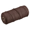 thumbnail image 1 of Unique Bargains Cotton Rope Twine String Twisted Braided Cord, Brown 100m/109 Yard for Wall Hanging, Macrame Knotting, 1 of 7