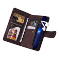 thumbnail image 5 of Case for iPhone 13 Pro Cover Zipper Pocket Wallet Case Magnetic Protective - Braun, 5 of 5